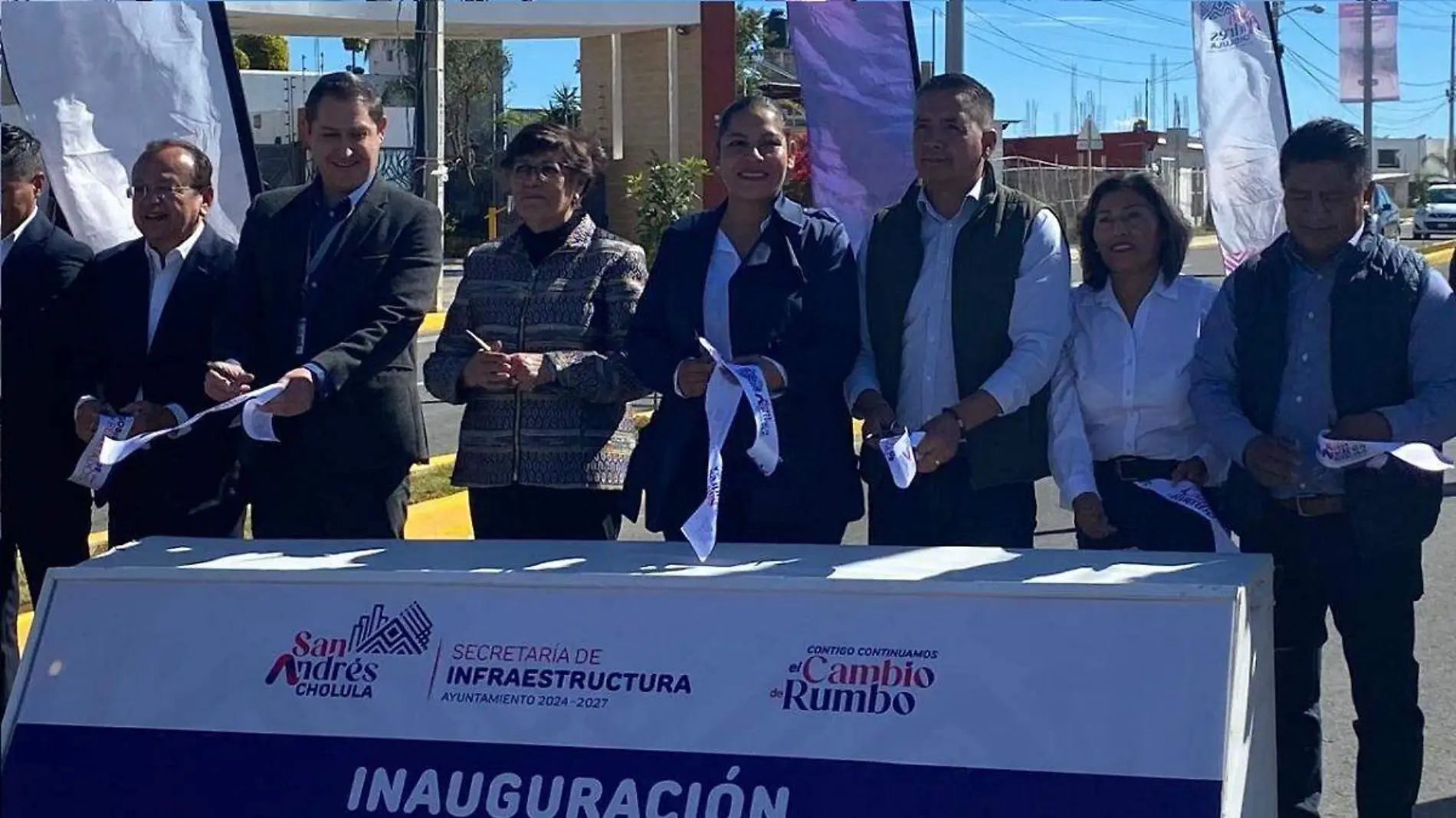 San Andrés Cholula estrena nueva vialidad